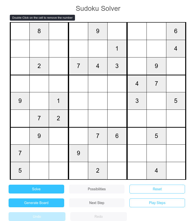 Sudoku Solver UI & Backend by jamalabo1 CodeCanyon